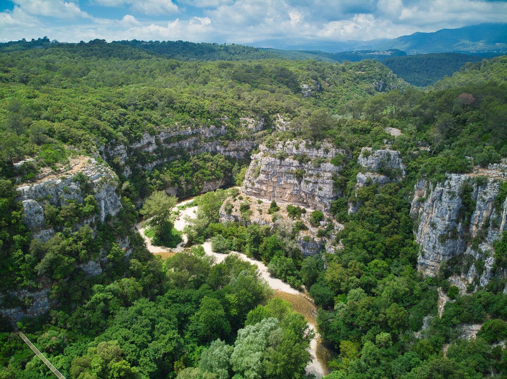 Baignade dans la riviere Chassezac en Ardeche